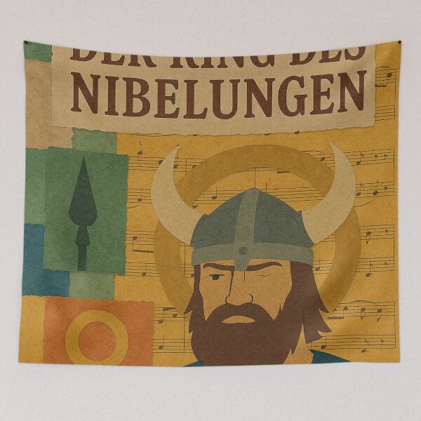 Item preview, The Ring of the Nibelung, vintage poster advertising designed and sold by Mauswohn.