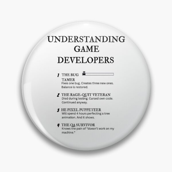 Item preview, Understanding Game Developers – Hilarious Dev Mode Life Definitions designed and sold by PsyFlow35.