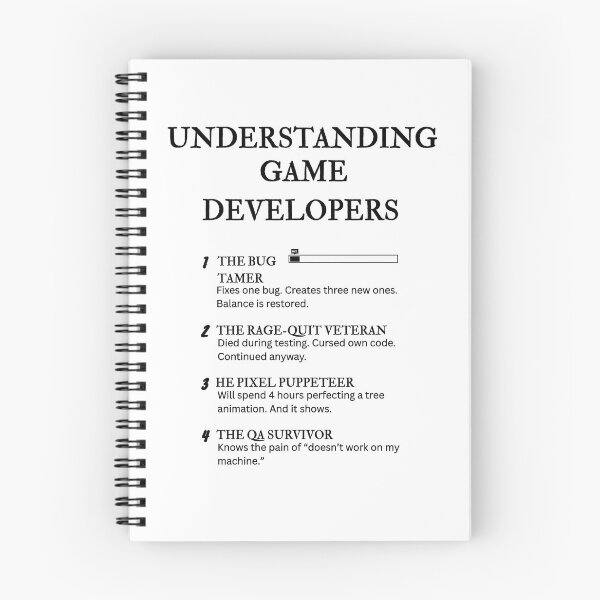 Item preview, Understanding Game Developers – Hilarious Dev Mode Life Definitions designed and sold by PsyFlow35.