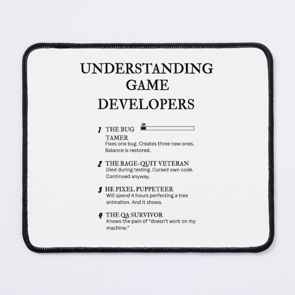 Item preview, Understanding Game Developers – Hilarious Dev Mode Life Definitions designed and sold by PsyFlow35.