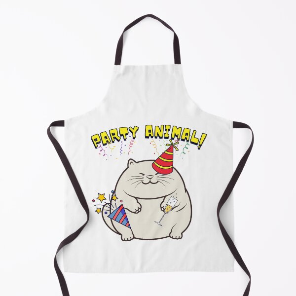 Item preview, Party Animal Funny fat cat designed and sold by Pet Station.