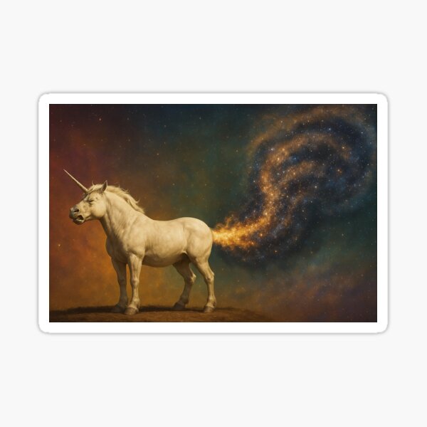 Item preview, The Unicorn had to the one who created the Universe. Unicorn=Universe (version 3) designed and sold by lapart.