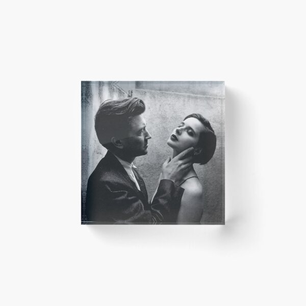 Item preview, David Lynch and Isabella Rossellini – Noir Glamour Art Print designed and sold by TheTwinPeaks.
