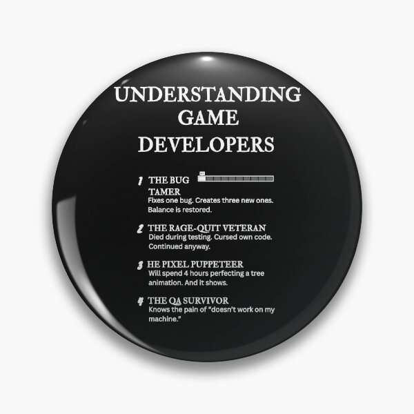 Item preview, Understanding Game Developers – Hilarious Dev Mode Life Definitions – Black designed and sold by PsyFlow35.