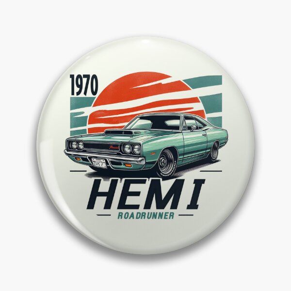 Artikelvorschau, 1970 Hemi Roadrunner entworfen und verkauft von CreepyCornerArt.