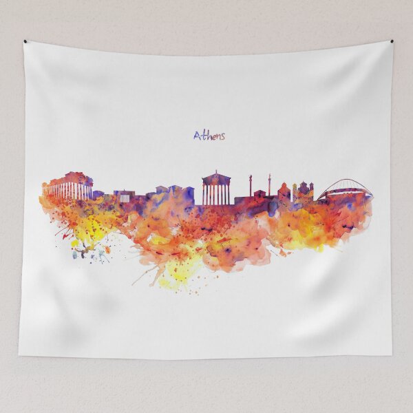 Item preview, Athens in Watercolor designed and sold by caracatita75.