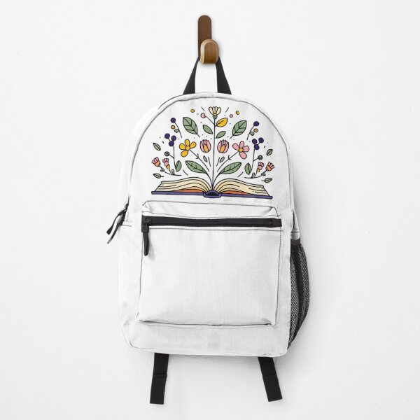Item preview, Whimsical Book Flowers Sticker. Floral Reading Aesthetic for Book Lovers, Gardeners & Cottagecore Fans designed and sold by TheTravelBunny.