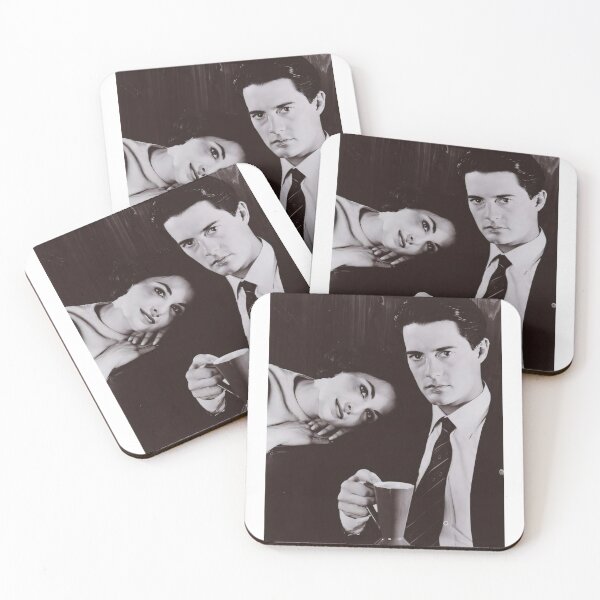 Item preview, Agent Cooper and Audrey Horne – Twin Peaks Noir Art Print Poster designed and sold by TheTwinPeaks.