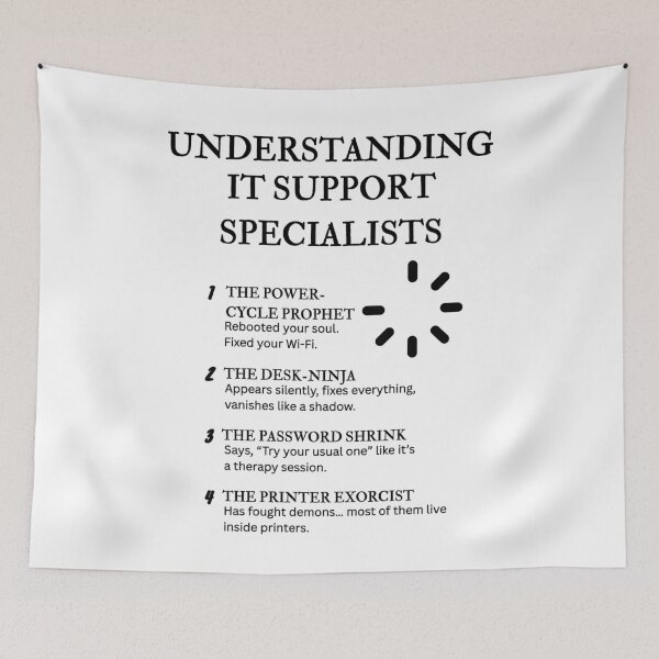 Item preview, Understanding IT Support Specialists – Funny Tech Help Life Definitions designed and sold by PsyFlow35.