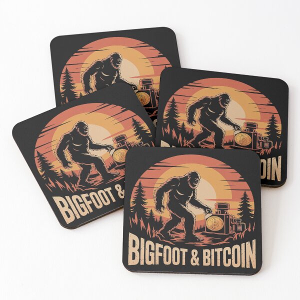 Item preview, Bigfoot Crypto Mythical Sats Stack Satoshi Sasquatch Bitcoin designed and sold by Nekusa.