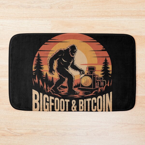 Item preview, Bigfoot Crypto Mythical Sats Stack Satoshi Sasquatch Bitcoin designed and sold by Nekusa.