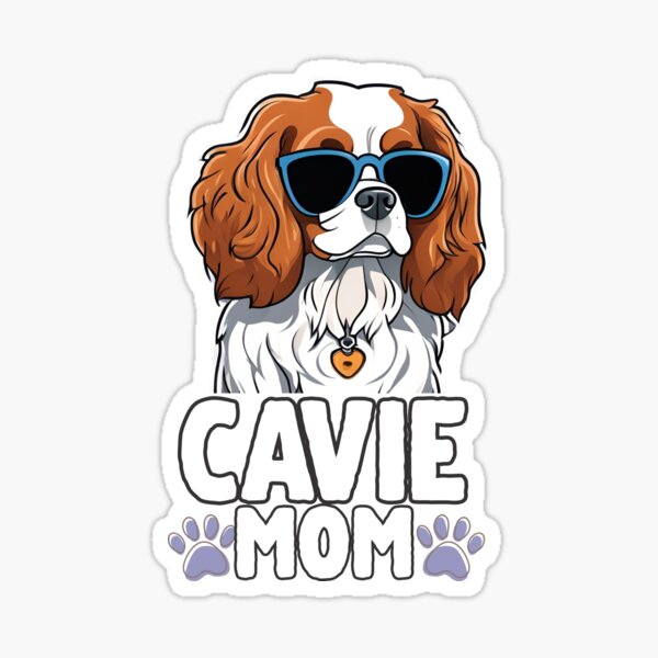 Item preview, Cavalier Mom – Graceful, Loving, and Totally Devoted designed and sold by GoodyPaws.