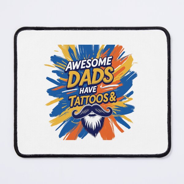 Item preview, Awesome Dads Tattoos & Beards Father's Day Gift designed and sold by wellie-chic.