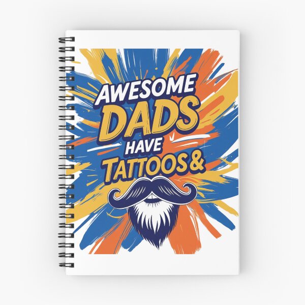 Item preview,  Awesome Dads Tattoos & Beards Father's Day Gift designed and sold by wellie-chic.