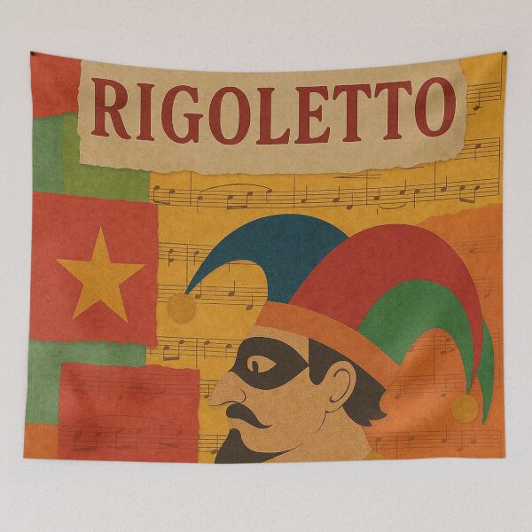 Item preview, Rigoletto, vintage poster advertising designed and sold by Mauswohn.