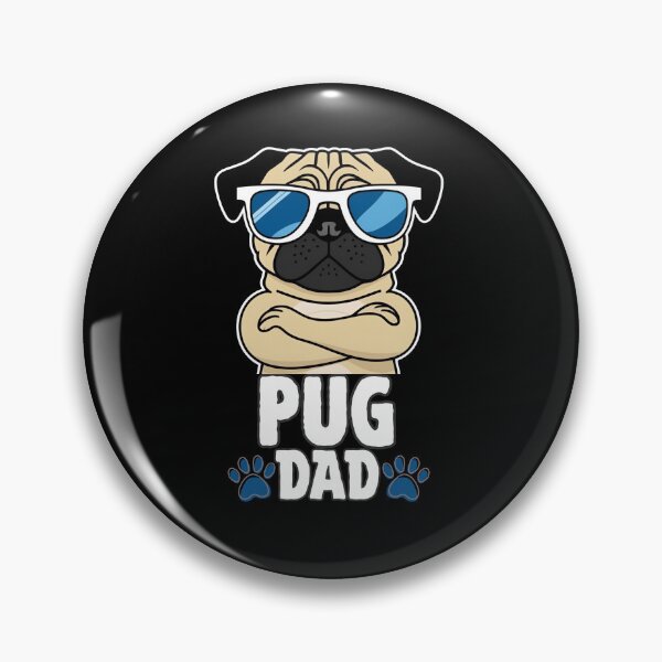 Item preview, Pug Dad – Charming, Comedic, and Full of Sass designed and sold by GoodyPaws.