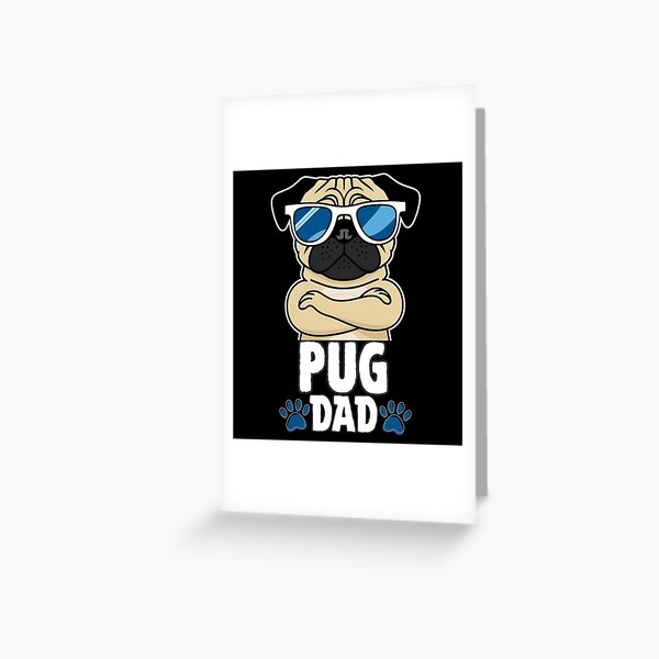 Item preview, Pug Dad – Charming, Comedic, and Full of Sass designed and sold by GoodyPaws.