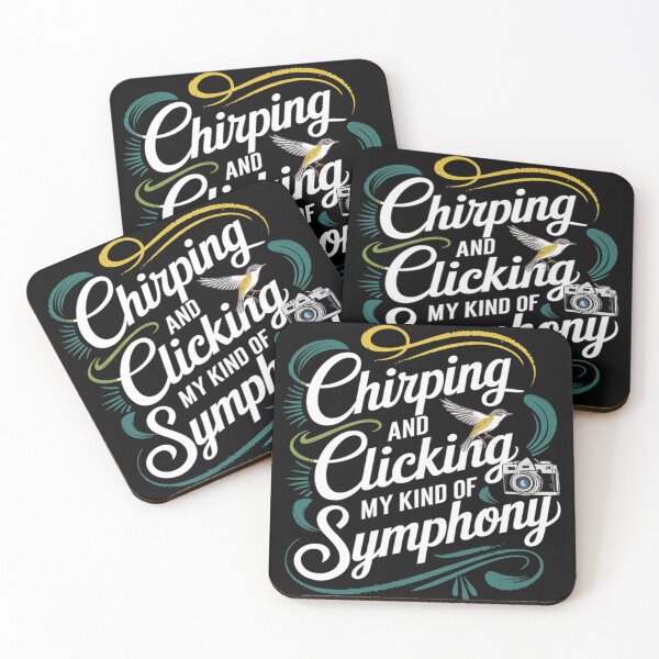 Item preview, Bird Photographer Chirping and Clicking My Kind of Symphony designed and sold by Nekusa.