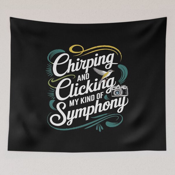 Item preview, Bird Photographer Chirping and Clicking My Kind of Symphony designed and sold by Nekusa.