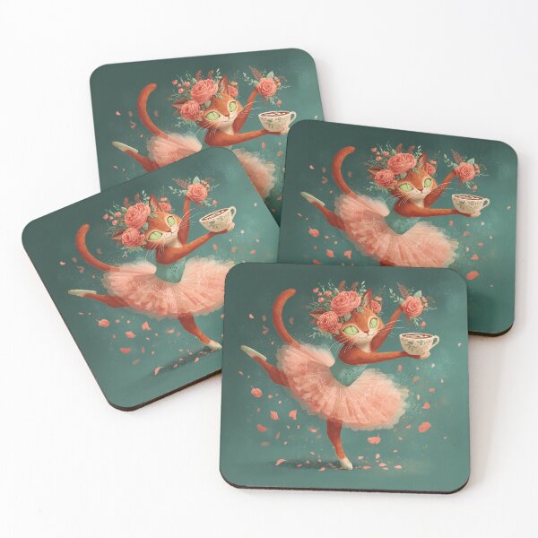 Item preview, Ballet Cat | Ballerina cappuccina | Dancing cat | Ballerina cat | Dancer cat 1 designed and sold by Yaremchuk.