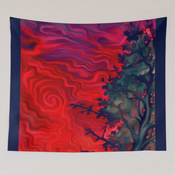 Item preview, Surrealism Sky w Tree at Sunset 3 designed and sold by BloomingbySJ.