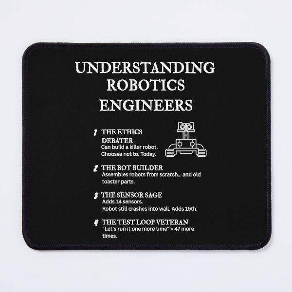 Item preview, Understanding Robotics Engineers – Funny Bot Life Definitions – Black designed and sold by PsyFlow35.