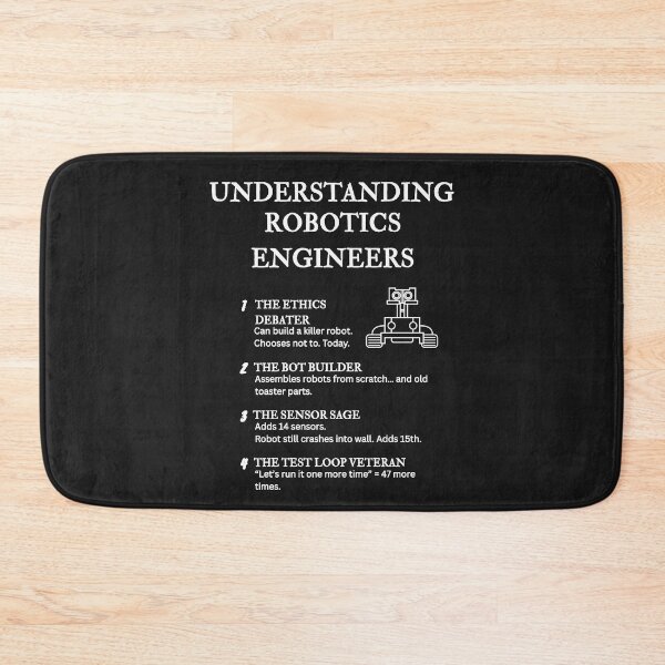 Item preview, Understanding Robotics Engineers – Funny Bot Life Definitions – Black designed and sold by PsyFlow35.