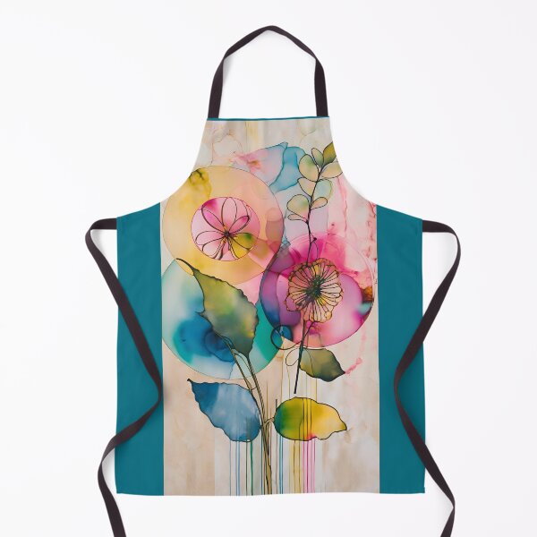Item preview, Colorful flower texture, pink blue yellow pattern, leaf pattern, pink stone, abstracitive designed and sold by KolorellaS.