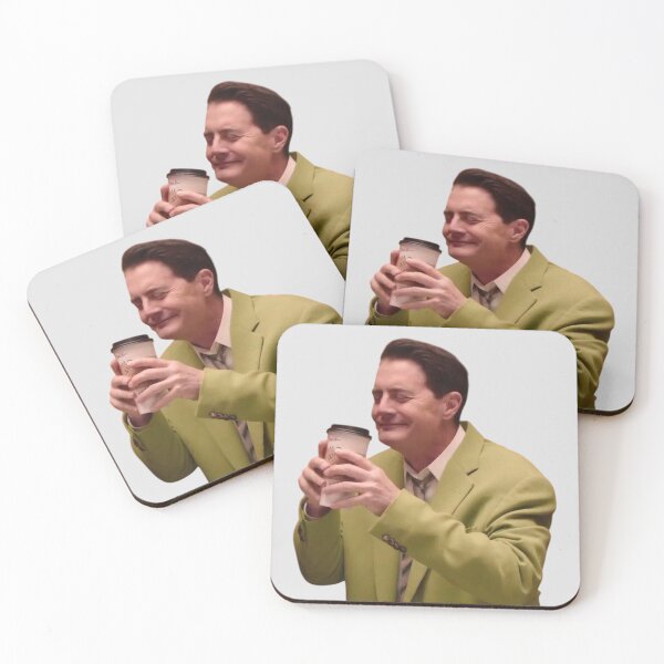 Item preview, Twin Peaks Damn Good Coffee – Dougie Jones Sticker designed and sold by TheTwinPeaks.