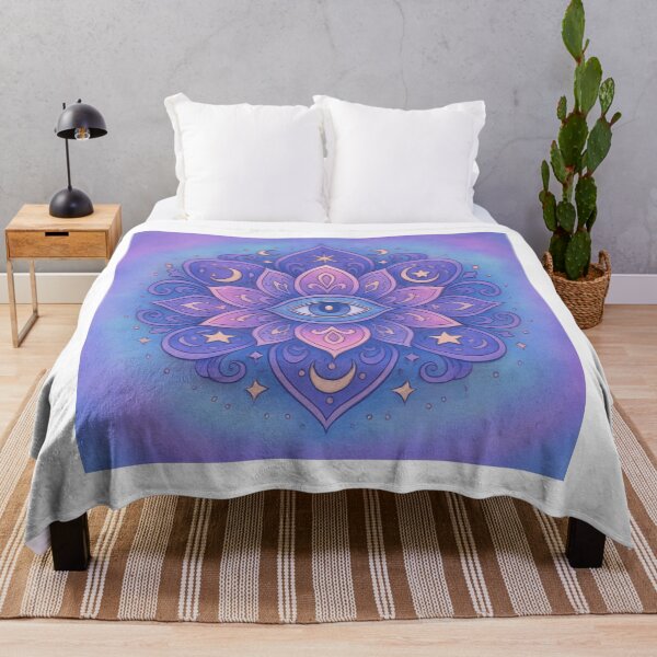 Item preview, Purple Eye Mandala designed and sold by CookieCreature.