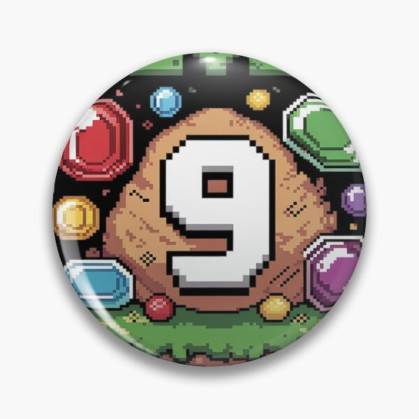 Item preview, Birthday Boy Level 9 Unlocked 9th Birthday Game Pixel designed and sold by Nekusa.