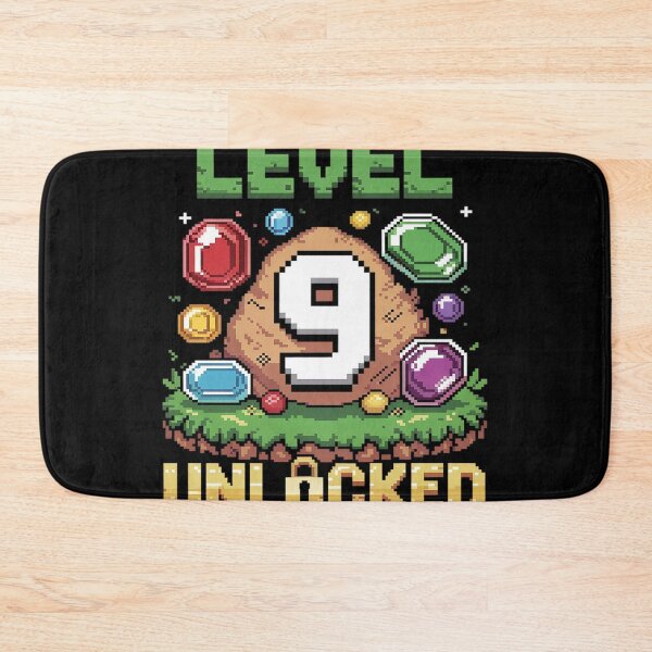Item preview, Birthday Boy Level 9 Unlocked 9th Birthday Game Pixel designed and sold by Nekusa.