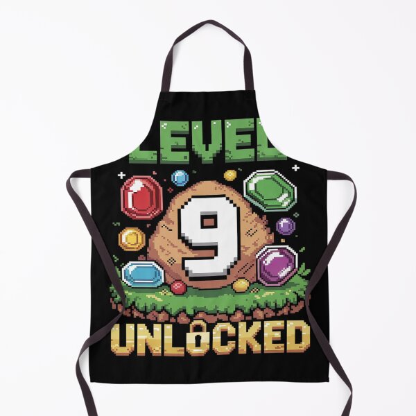 Item preview, Birthday Boy Level 9 Unlocked 9th Birthday Game Pixel designed and sold by Nekusa.