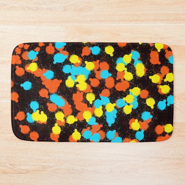 Item preview, Retro Pop Energy – Color explosion in neon look - Colorful design in orange, blue and yellow designed and sold by Susanna Schorr.