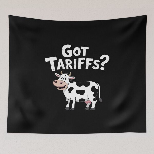Item preview, Birthday Farmer Cow Blame Tariff designed and sold by Nekusa.