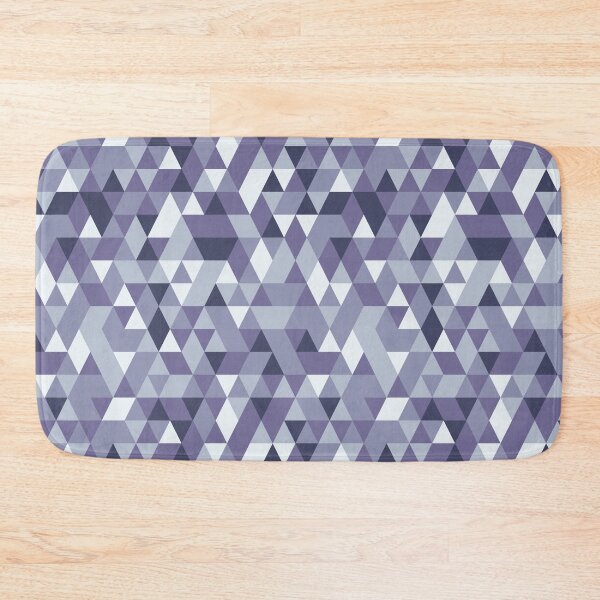Item preview, Purple Geometric Triangles – Modern Abstract Pattern designed and sold by smolponkan.