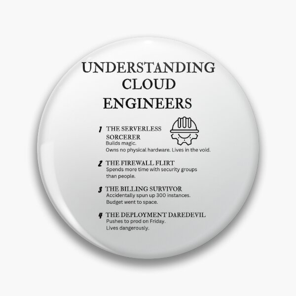 Item preview, Understanding Cloud Engineers – Funny DevOps & Cloud Life Definitions designed and sold by PsyFlow35.