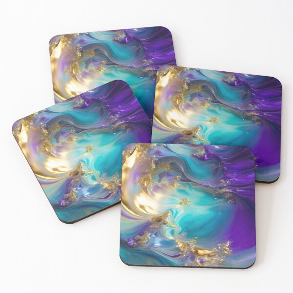 Item preview, Galactic Fusion: Purple and Gold Dreams designed and sold by KilianSzmid.