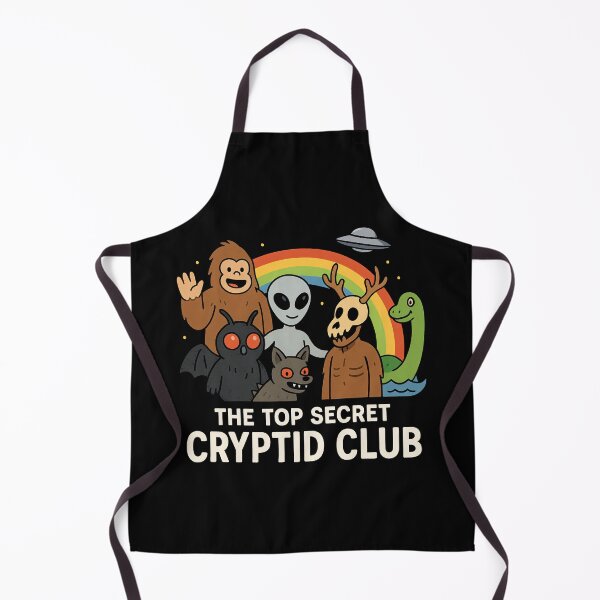 Item preview, The Top Secret Cryptid Club – Funny Paranormal With Bigfoot, Alien, Mothman designed and sold by Shirt-Face.