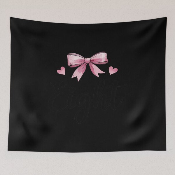 Item preview, Birthday Girl Pink Coquette Bow 8 Year Old Aesthetic Girly designed and sold by Nekusa.