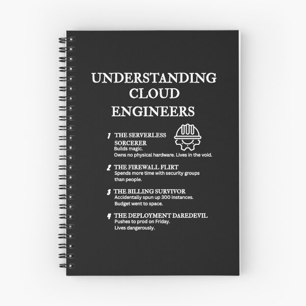 Item preview, Understanding Cloud Engineers – Funny DevOps & Cloud Life Definitions – Black designed and sold by PsyFlow35.
