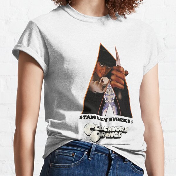 Clockwork Orange Ladies Womens T Shirt Retro Film Cult Classic Alex Kubrick
