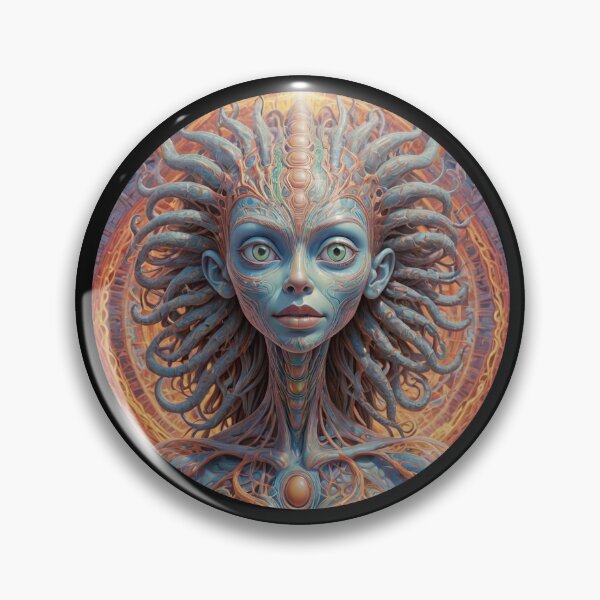 Item preview, Gardien Elves -Trippy Alien Artworks - LSD - Psychadelics - Trip - Trance - 24 designed and sold by SentientGallery.