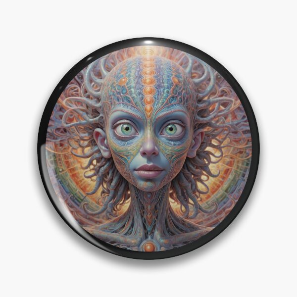 Item preview, Gardien Elves -Trippy Alien Artworks - LSD - Psychadelics - Trip - Trance - 25 designed and sold by SentientGallery.