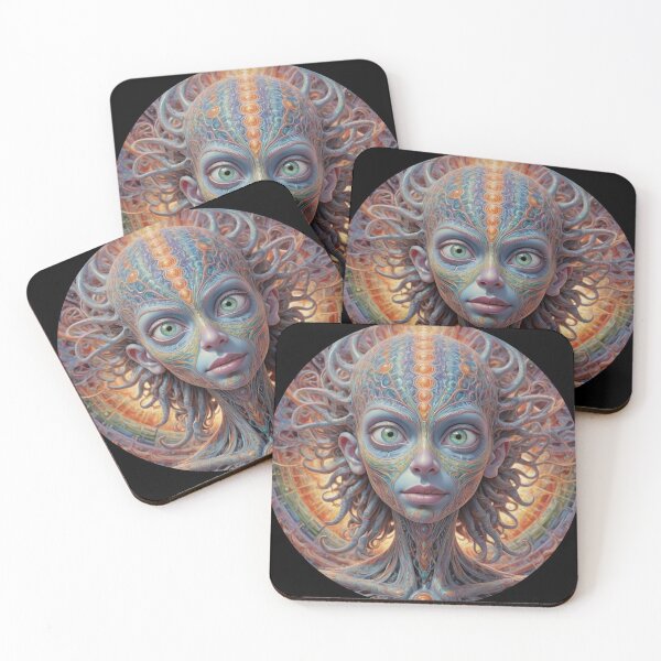 Item preview, Gardien Elves -Trippy Alien Artworks - LSD - Psychadelics - Trip - Trance - 25 designed and sold by SentientGallery.