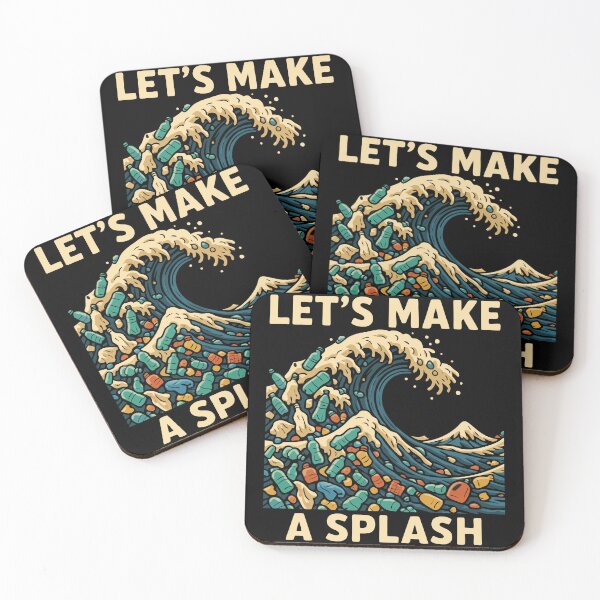 Item preview, Wave Of Trash Stop Plastic Pollution designed and sold by Blok45.