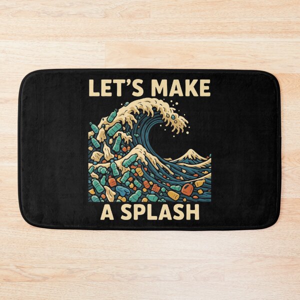 Item preview, Wave Of Trash Stop Plastic Pollution designed and sold by Blok45.