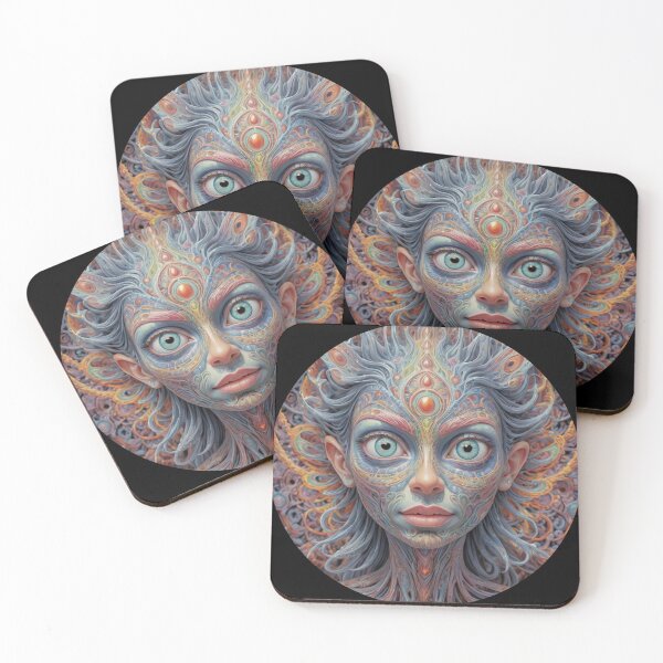 Item preview, Gardien Elves -Trippy Alien Artworks - LSD - Psychadelics - Trip - Trance - 26 designed and sold by SentientGallery.