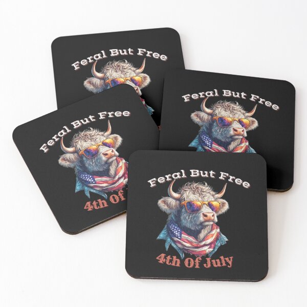 Item preview, Feral But Free 4th of July designed and sold by Naitsebas.