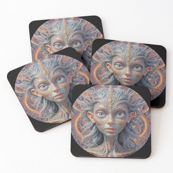 Item preview, Gardien Elves -Trippy Alien Artworks - LSD - Psychadelics - Trip - Trance - 27 designed and sold by SentientGallery.